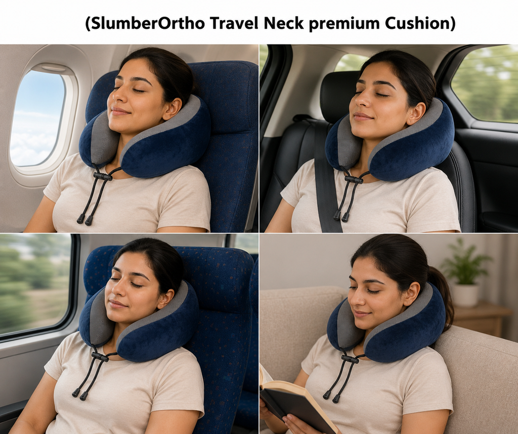 SlumberOrtho Premium Travel Neck Cushion