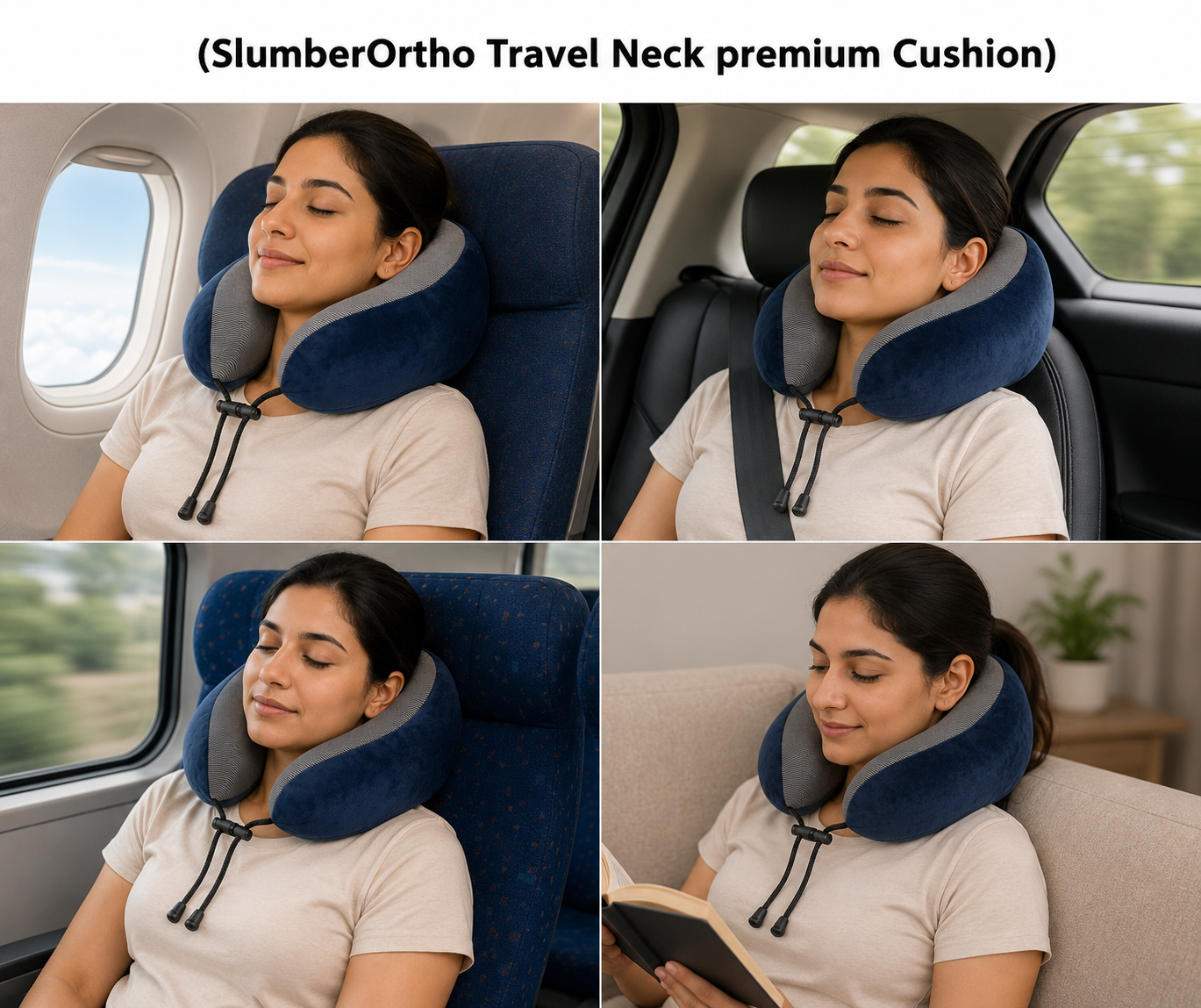 SlumberOrtho Premium Travel Neck Cushion