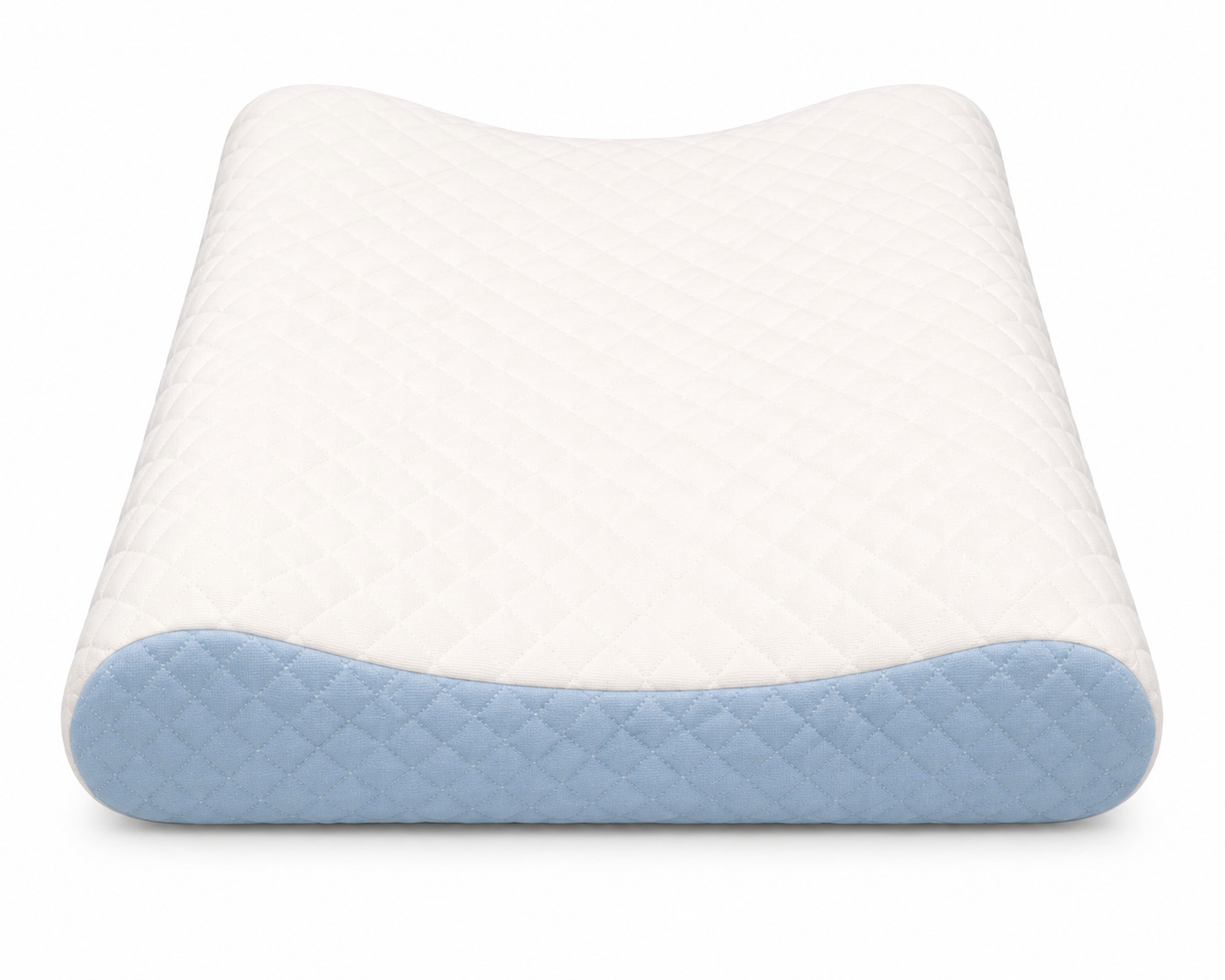 SlumberOrtho Orthopaedic Cervical Memory Foam Pillow (Pack of 2) | Ergonomic Neck Support Pillow for Side & Back Sleepers