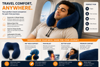 SlumberOrtho Travel Neck Cushion – Ergonomic Neck Support for Travel