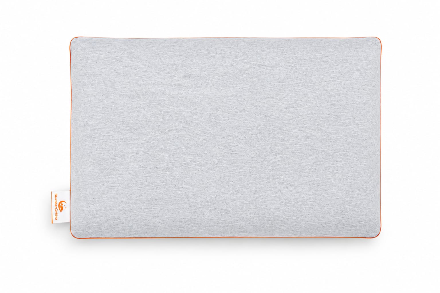 SlumberOrtho Slim Pillow Pack of 2 – Cooling Memory Foam Bed Pillows for Neck Support, Soft & Breathable Sleeping Pillow for Side, Back & Stomach Sleepers