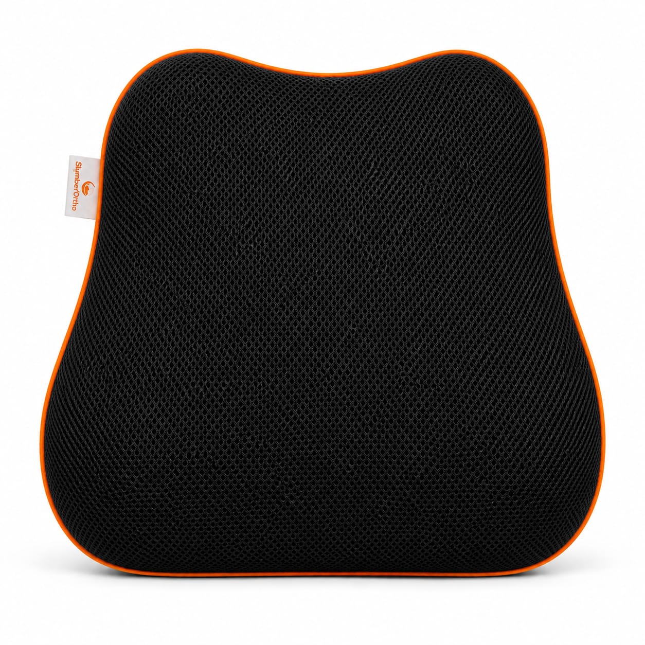 SlumberOrtho Car Spine Rest Cushion | Ergonomic Memory Foam Lumbar Support Cushion for Car Seat, Office Chair & Long Drives
