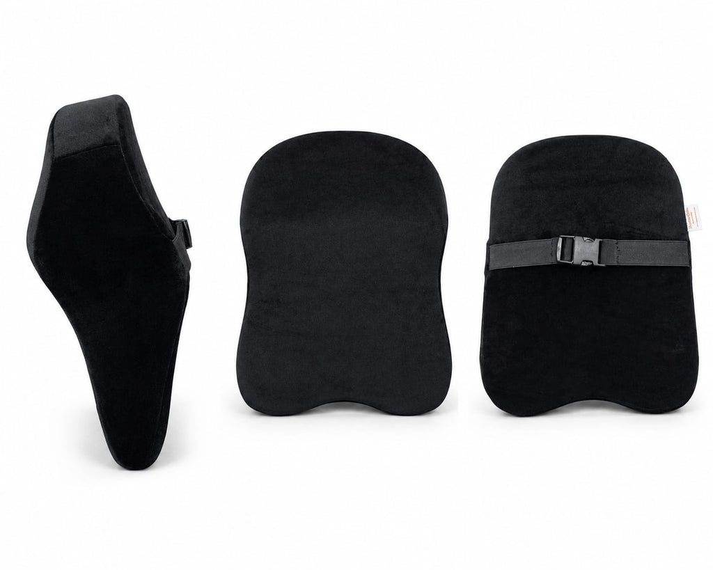 SlumberOrtho Car Neck Cushion | Memory Foam Headrest Neck Support Pillow for Car, SUV & Office Chair