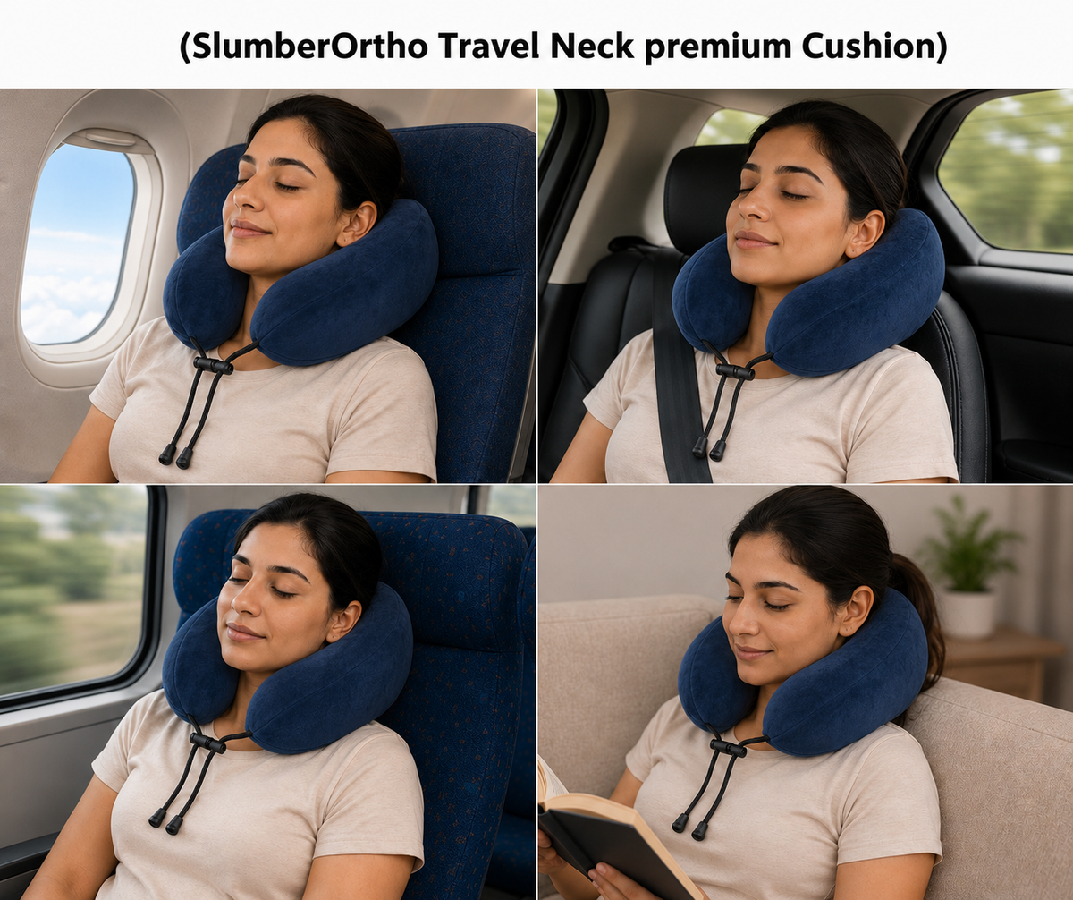 SlumberOrtho Premium Travel Neck Cushion